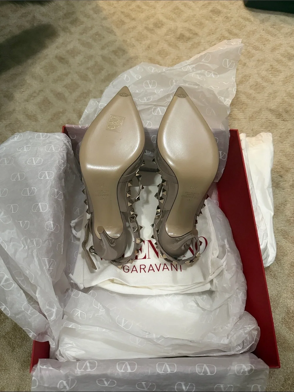 Valentino Garavani Embossed Red Presentation Box